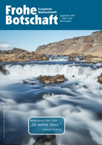 auf einem Wasserfall im Gebirge sind weiße Schaumkronen zu sehen